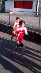 Jake Doherty-Munro running during his freshman season. | by Dakota Antelman