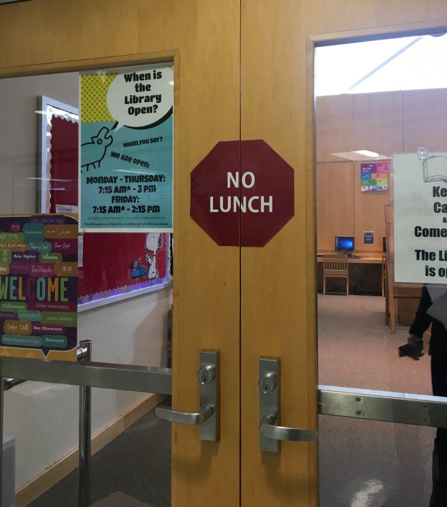 Lift the Ban on Lunch in the Library