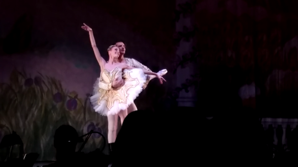 Sugar Plum Fairy, Anaïs Chalendard, dances with Cavalier, Sabi Varga. | by Veronica Hayward-Mildish