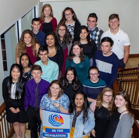 Current Interact Club Members with Advisor Pam Porter.