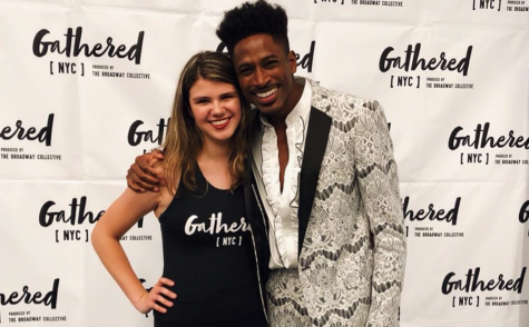 Maia Frias with Ramone Owens at Gathered, produced by the Broadway Collective intensive program | photo provided by Maia Frias