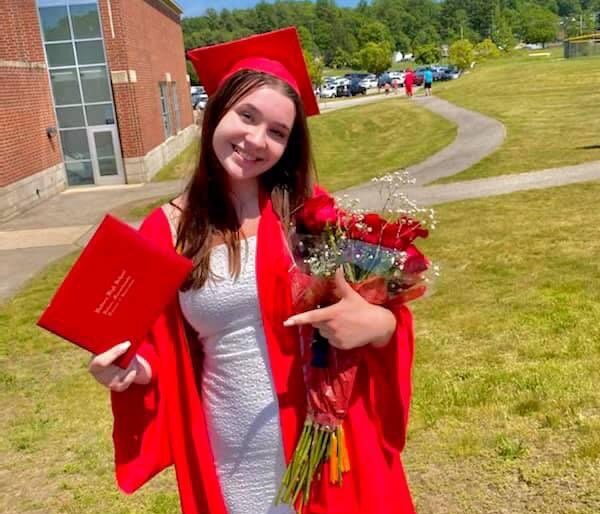Veronica Mildish graduated June 5 and passes on the torch of Editor-in-Chief. She will attend Florida Tech University this fall | photo provided by Veronica Mildish