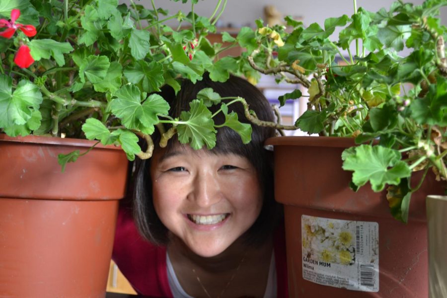 Julie Snyders love of plants will continue as she retires this June| photo provided by Judy Pavao