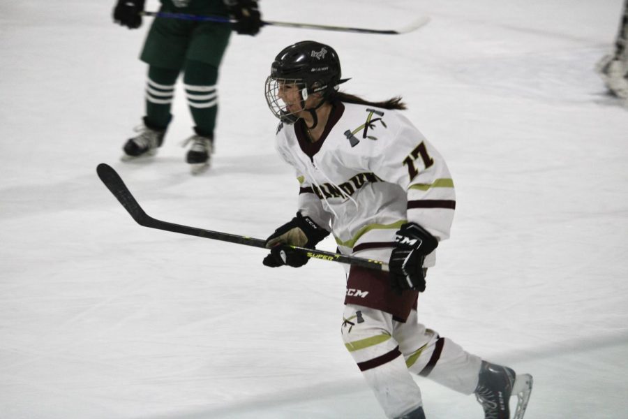 Grace Sciacca (17) skating to help offense |by Brianna Devlin