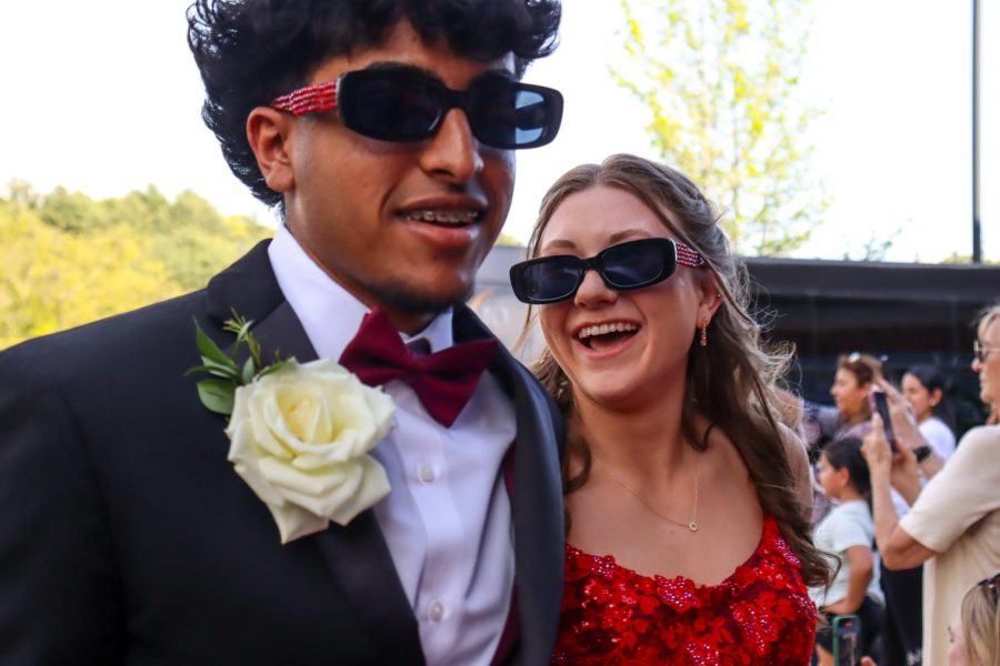 Neil Rao and Abbie Becker on the red carpet |by Ella Spuria