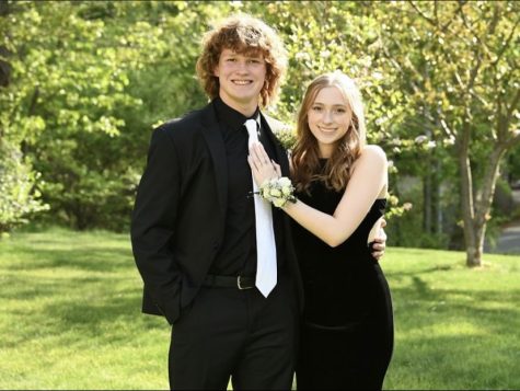 Caitlin Maki wins Best Prom Photo for the lighting, focus and composition with her date Joseph Edie