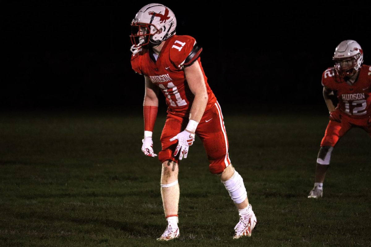 Captain Garrett Giorgio (11) in position |by Ella Spuria