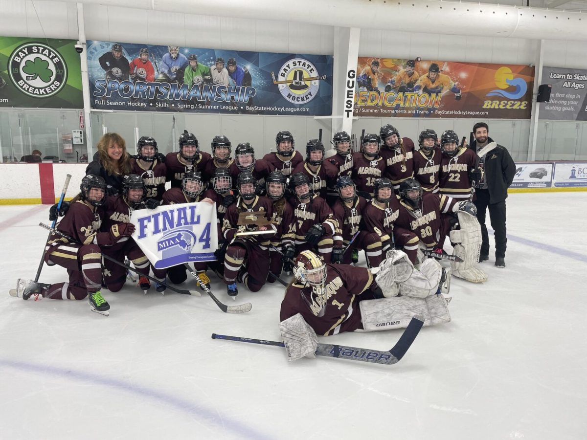 Algonquin Girls Hockey Final Four team photo | photo from Community Advocate Evan Walsh
