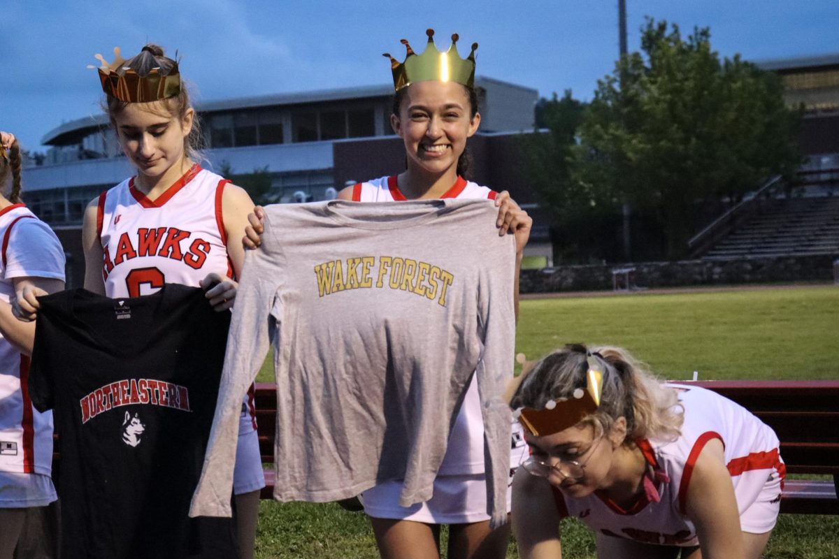 Sofia Oliveira (12) flexes her Wake Forest t-shirt |by Ella Spuria