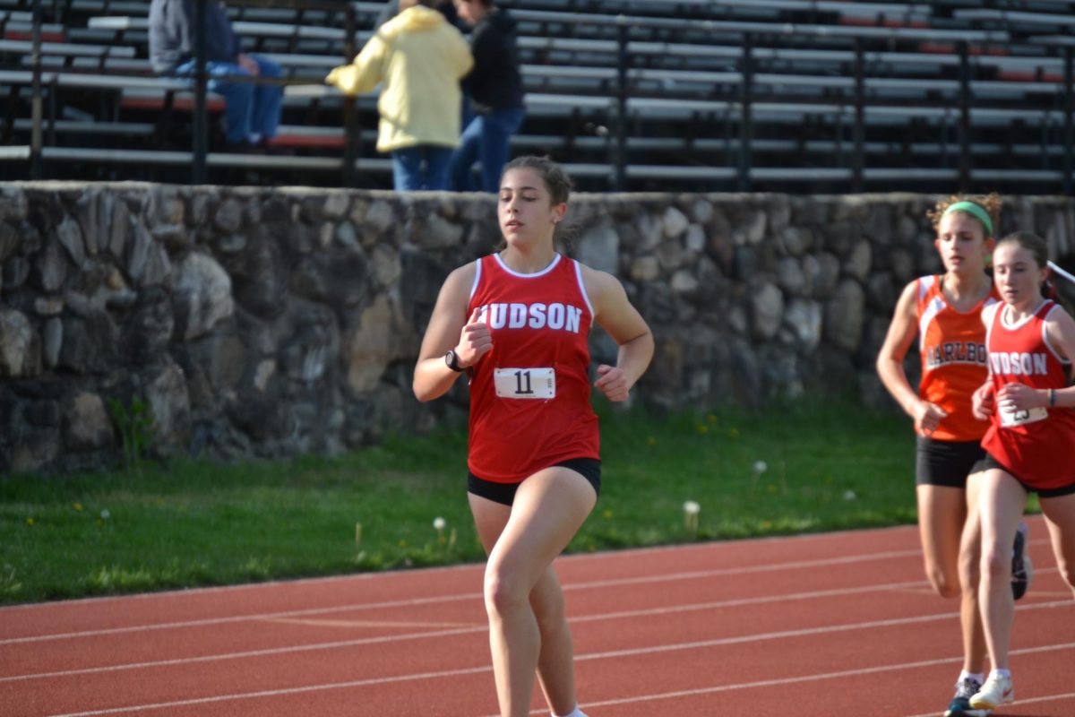Marina Salem gaining distance in the two mile | Gabriel Westberg