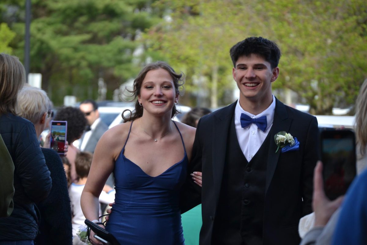 Abigail Stone with her date Dylan Dipietro |by Matthew Bruce