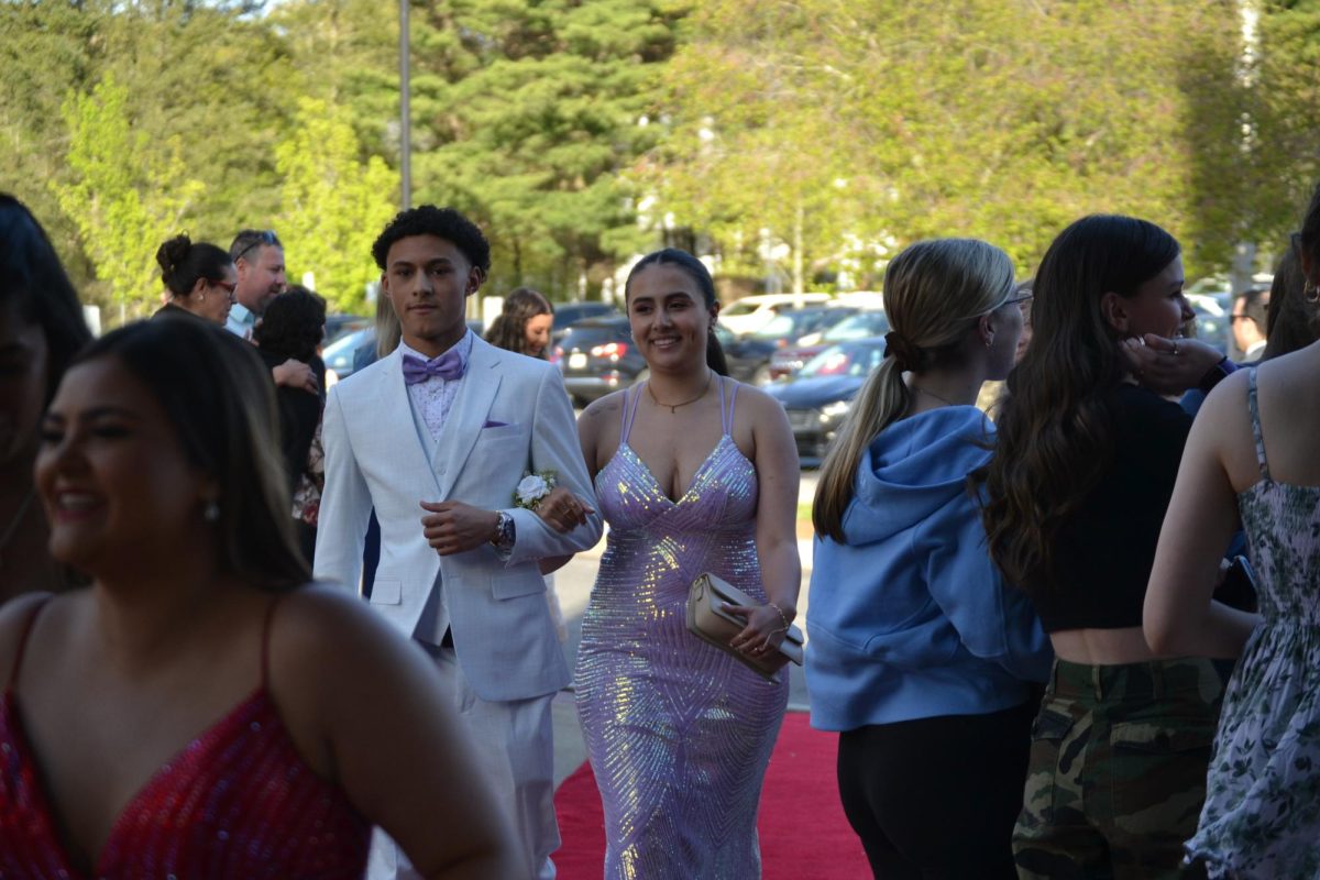 Jacob Perez with his date |by Matthew Bruce