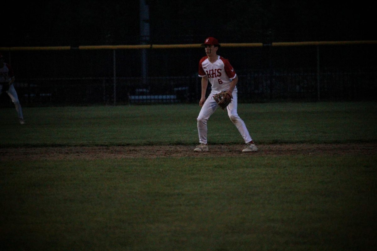 Blake Freitas (8) at Shortstop ready to field the ball |by Andrew Oliveira