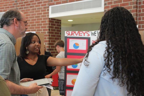 HHS Civic Action Project Showcase Draws Large Gathering