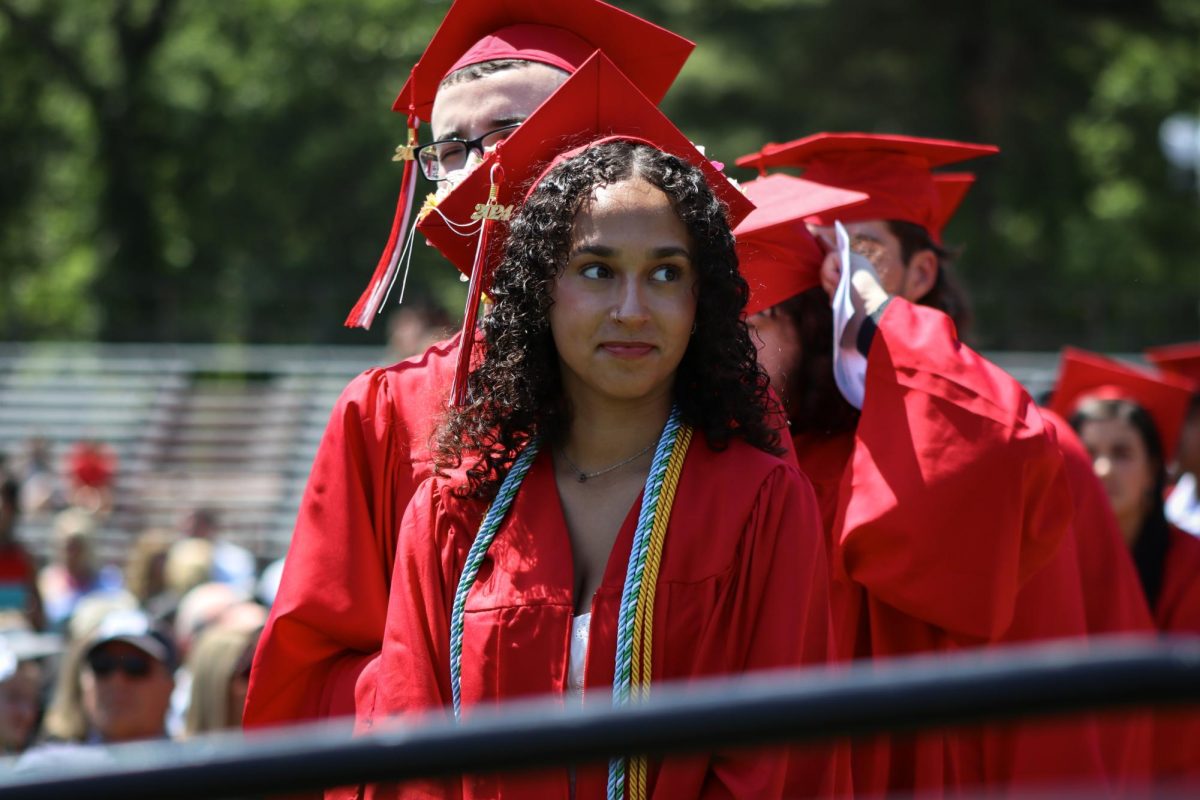Sofia Oliveira in the queue to walk the stage |by Ella Spuria