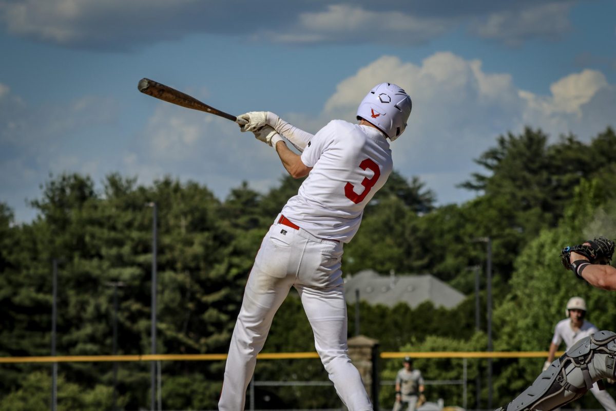Captain Michael Atwater (3) up to bat |by Ella Spuria