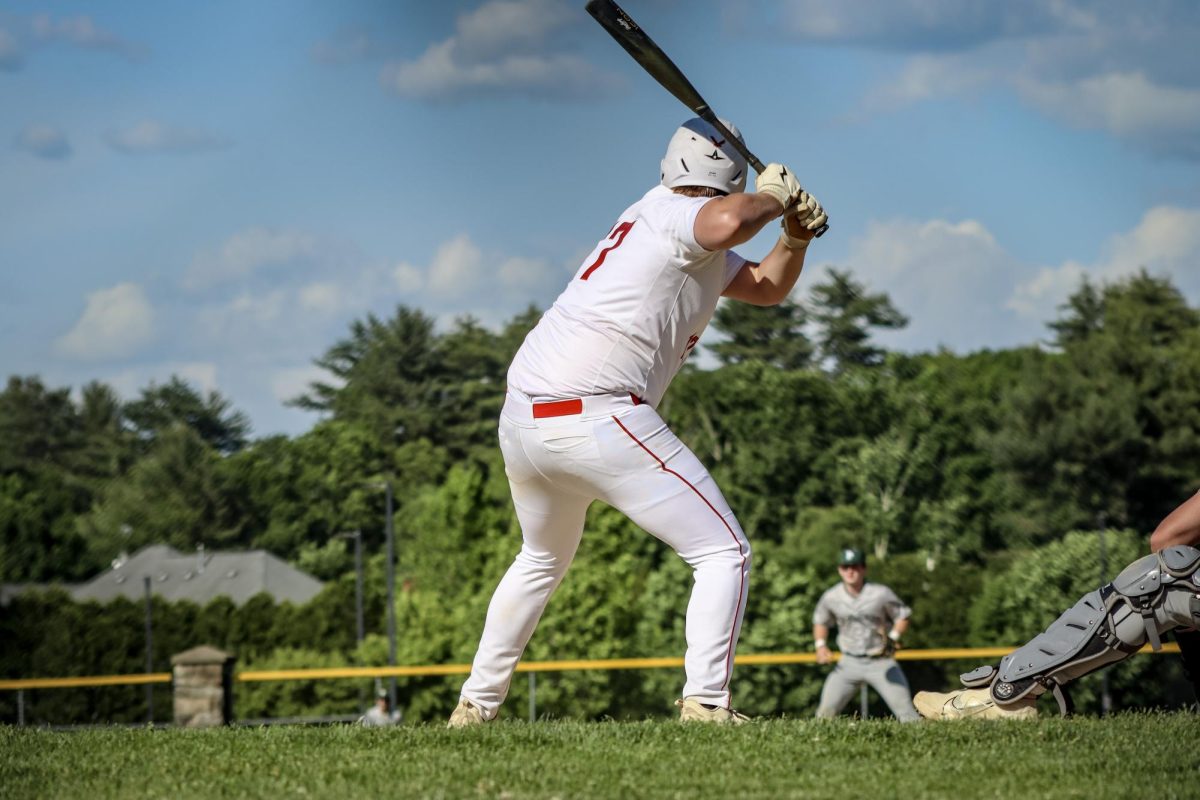 Joey Farrel (17) up to bat |by Ella Spuria