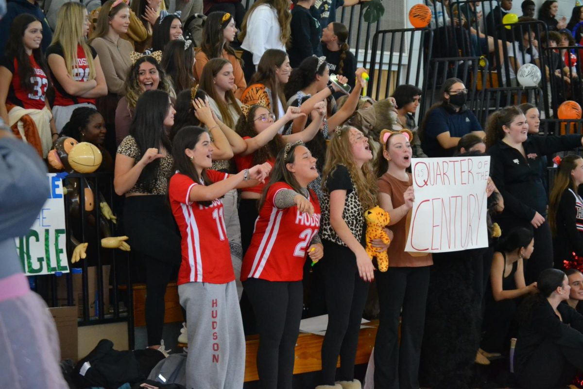 Seniors cheer on the senior musical chair participants | by Clarissa Lopes