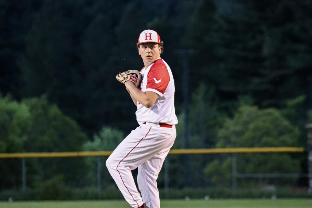 Aiden Sousa (18), pitcher |by Ella Spuria