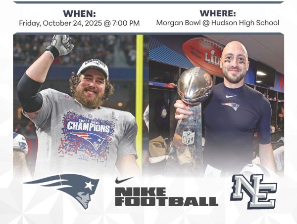 Patriots Legends and Pat the Patriot Coming to Hudson for Hawks’ Senior Night
