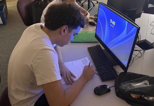 Students working hard during arc | Big Red file photo